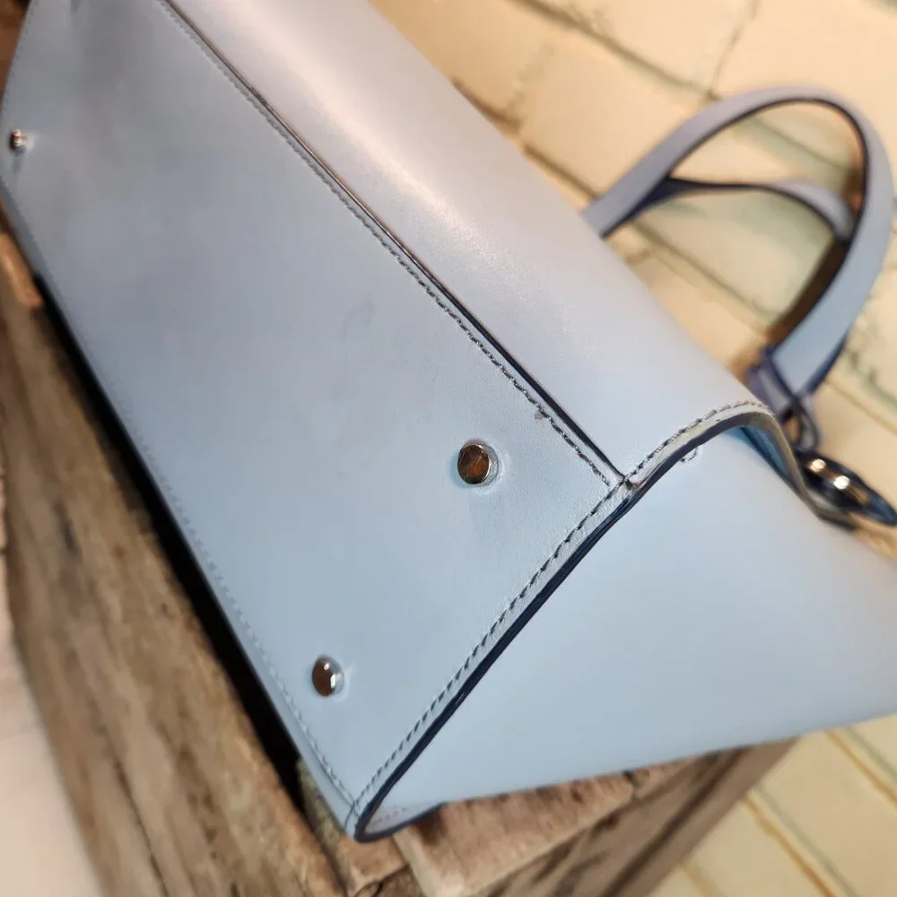 Kate Spade NY Magnolia Street Mina Tote Bag Blue Dawn